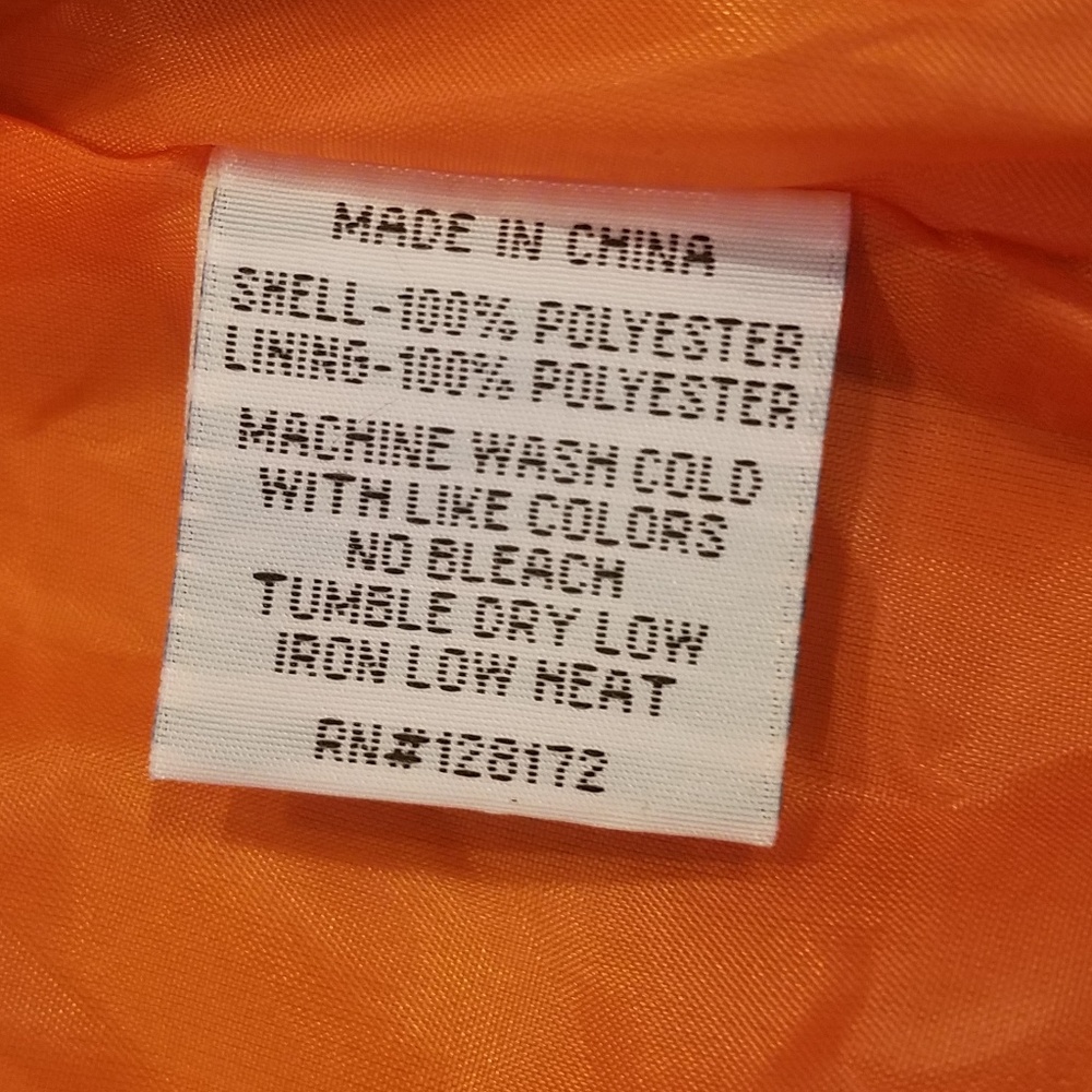 Ring of Fire Windbreakers Black Jacket XL - Picture 6 of 7